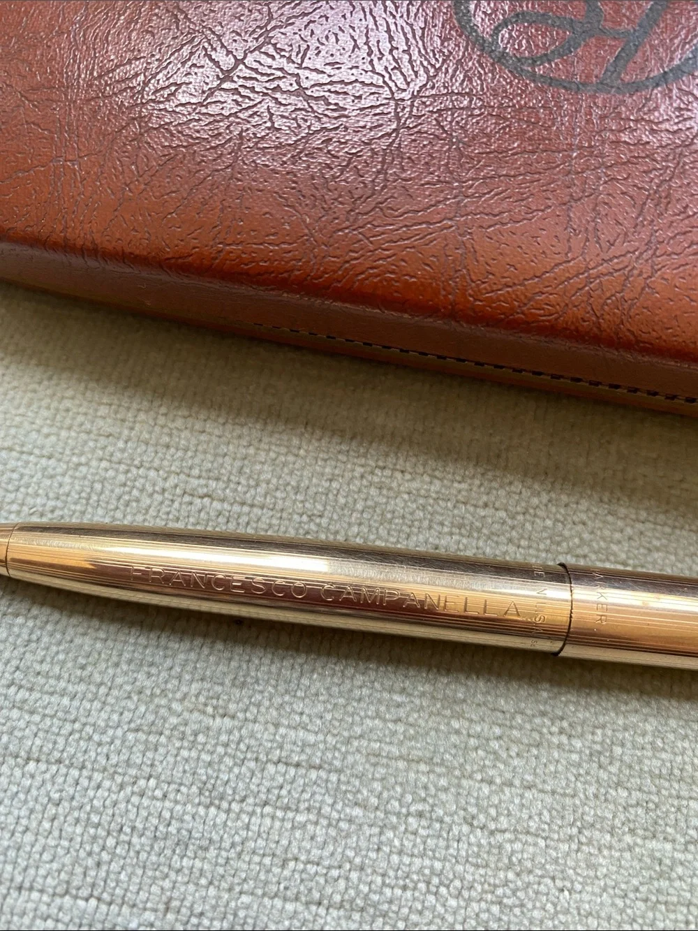 Parker 51 vintage gold-plated set